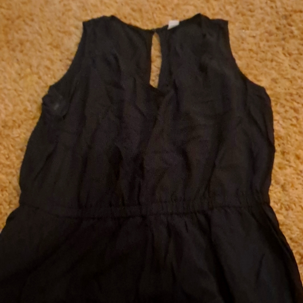 Black tank romper